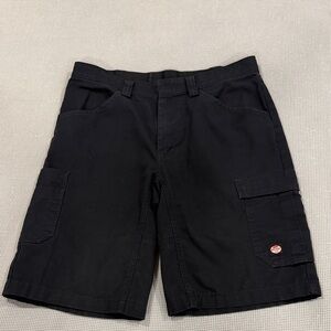 Men's Black Cargo Shorts